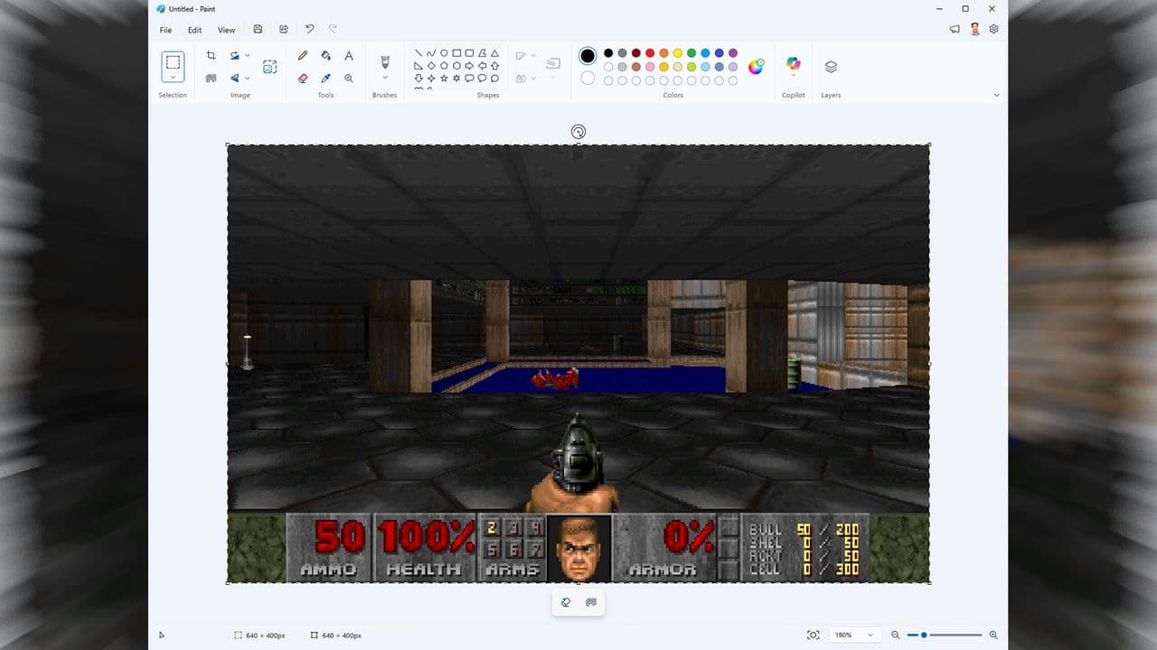 DoomPaint: Mark Russinovich roda Doom dentro do MS Paint a até 35 FPS