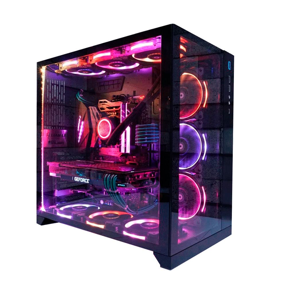 DESKTOP GAMER FULL (PROCESSADOR AMD RYZEN 5 8500G), MEMÓRIA 64GB DDR5, SSD 1TB, PLACA DE VÍDEO RTX 5080 16GB, WATER COOLER 360MM, FONTE 1000W, WINDOWS 11 TRIAL, OFFICE 2019 TRIAL.