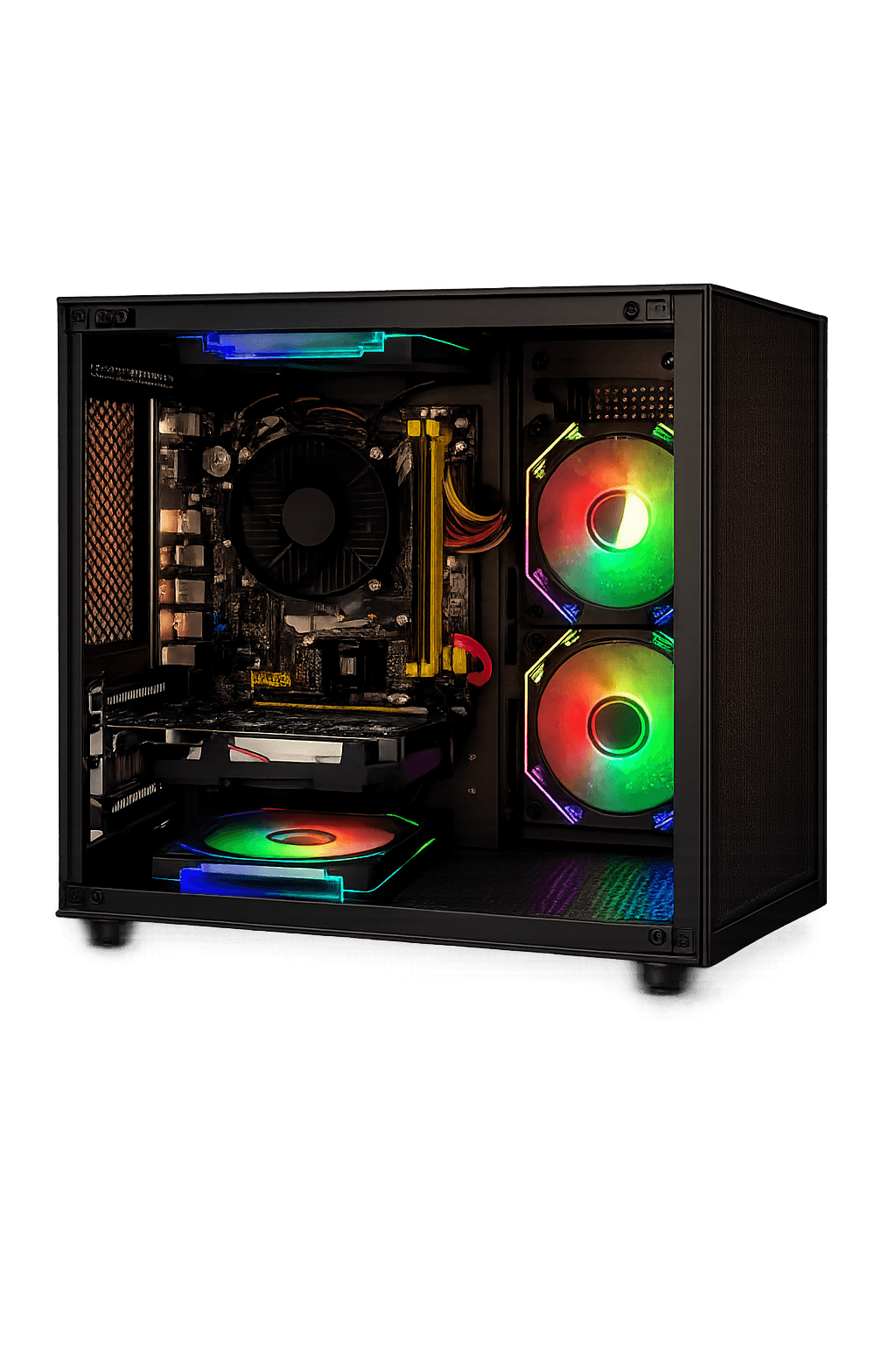 DESKTOP GAMER ALIEN (PROCESSADOR AMD RYZEN 5 5600), MEMÓRIA 16GB, SSD 480GB NVME, PLACA DE VÍDEO RTX 2060 6GB, WINDOWS 11 TRIAL, OFFICE 2019 TRIAL