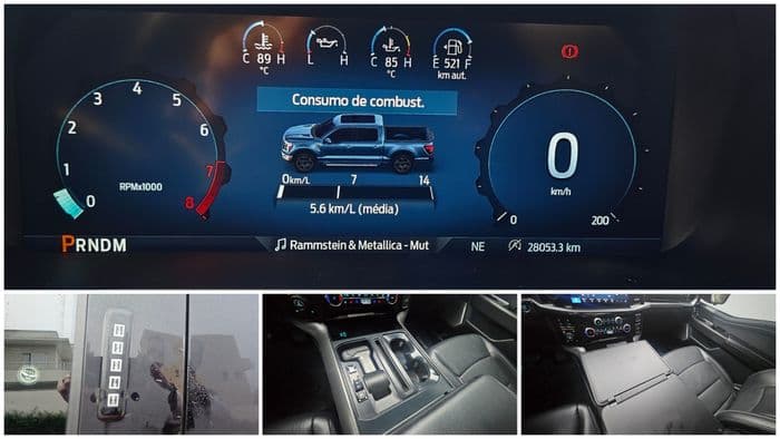 8 tecnologias escondidas da Ford F-150 Lariat Black