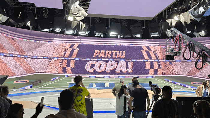 Globo cria estádio virtual com 200m² de telões de LED para a Copa; conheça