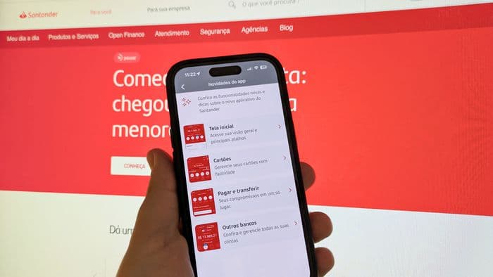 App do Santander ganha Central de Segurança para reforçar a proteção da conta