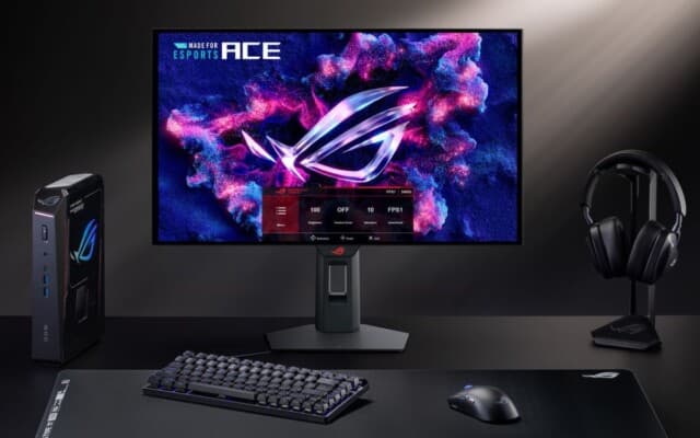 ASUS anuncia primeiro monitor OLED de 24,5″ com 540 Hz focado em eSports