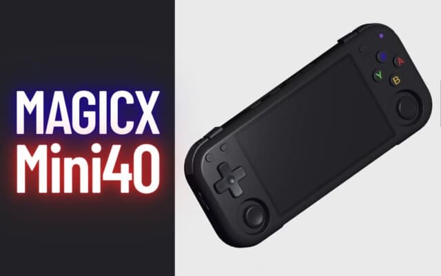 MagicX revela o Mini40, novo portátil para emulação retrô baseado em Linux