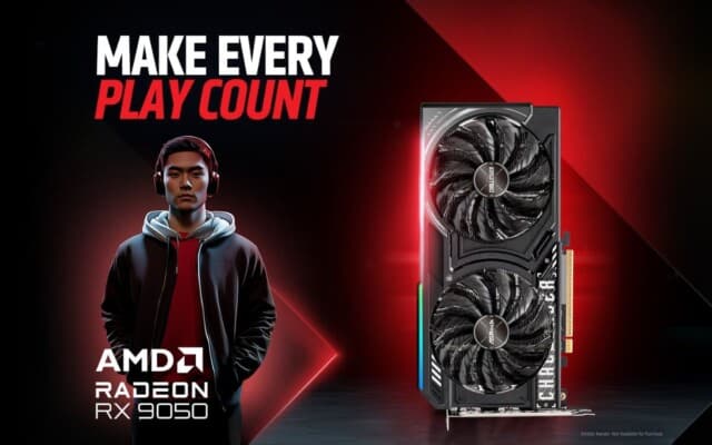 AMD confirma que a Radeon RX 9050 de 4GB é apenas para OEM