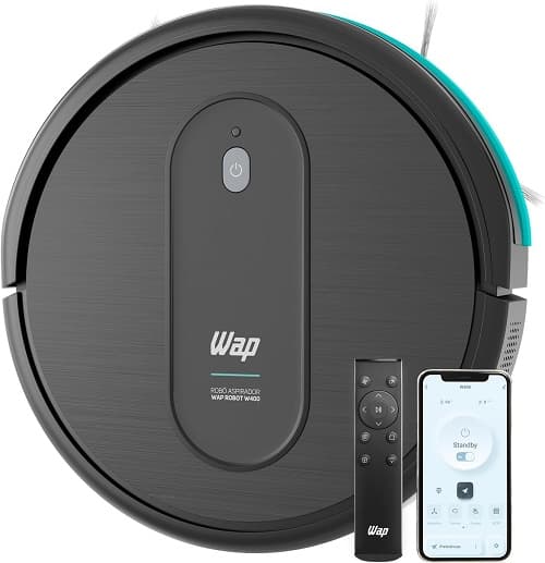 Robô aspirador WAP W400 cai 42% no preço: varre, aspira e passa pano com controle remoto