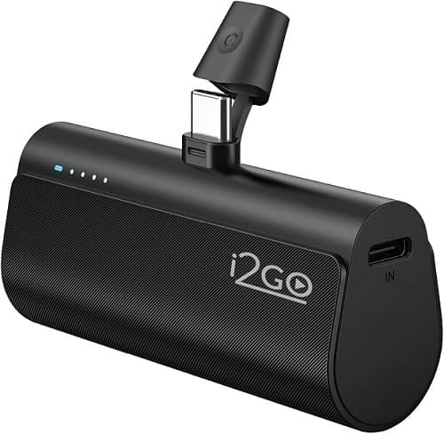 I2GO Pocket 5000mAh com 40% de desconto: o power bank que cabe no bolso e dispensa cabo