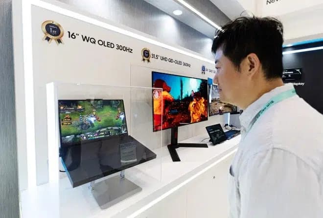 Samsung apresenta primeira tela OLED de 300 Hz para notebooks