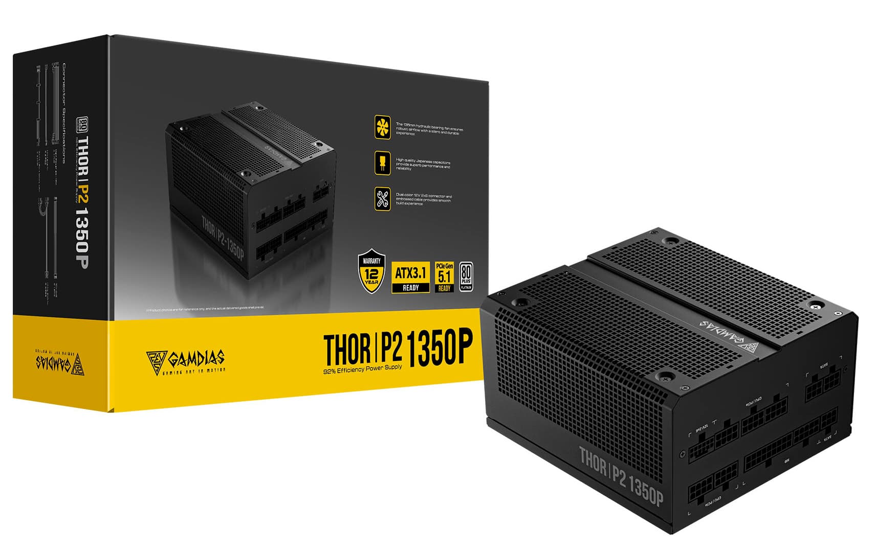 (PR) Gamdias Announces THOR P2 Series Premium Power Supplies