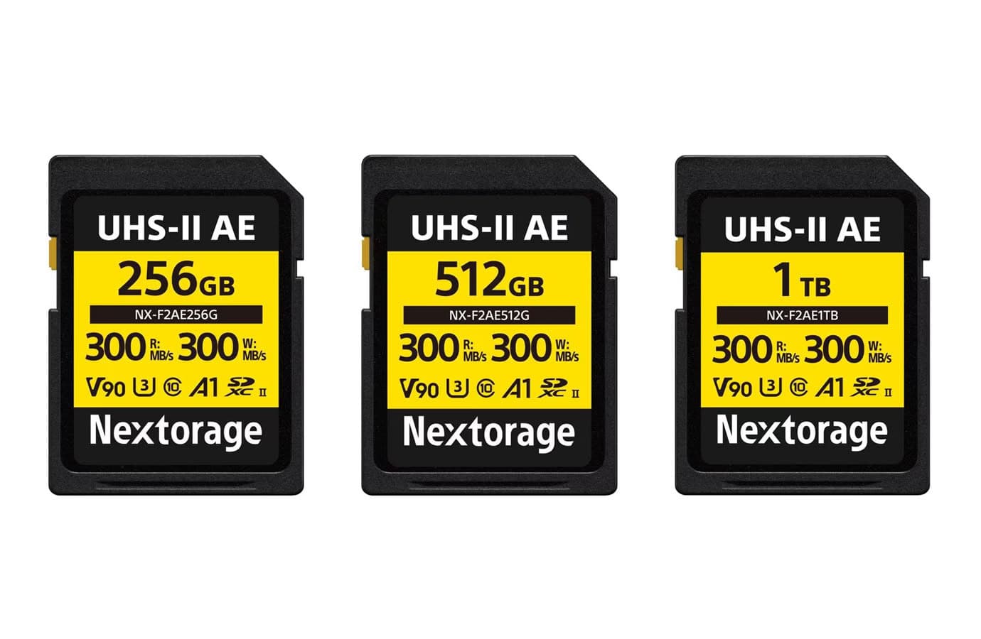 Nextorage Releases NX-F2AE V90 SDXC UHS-II Memory Cards