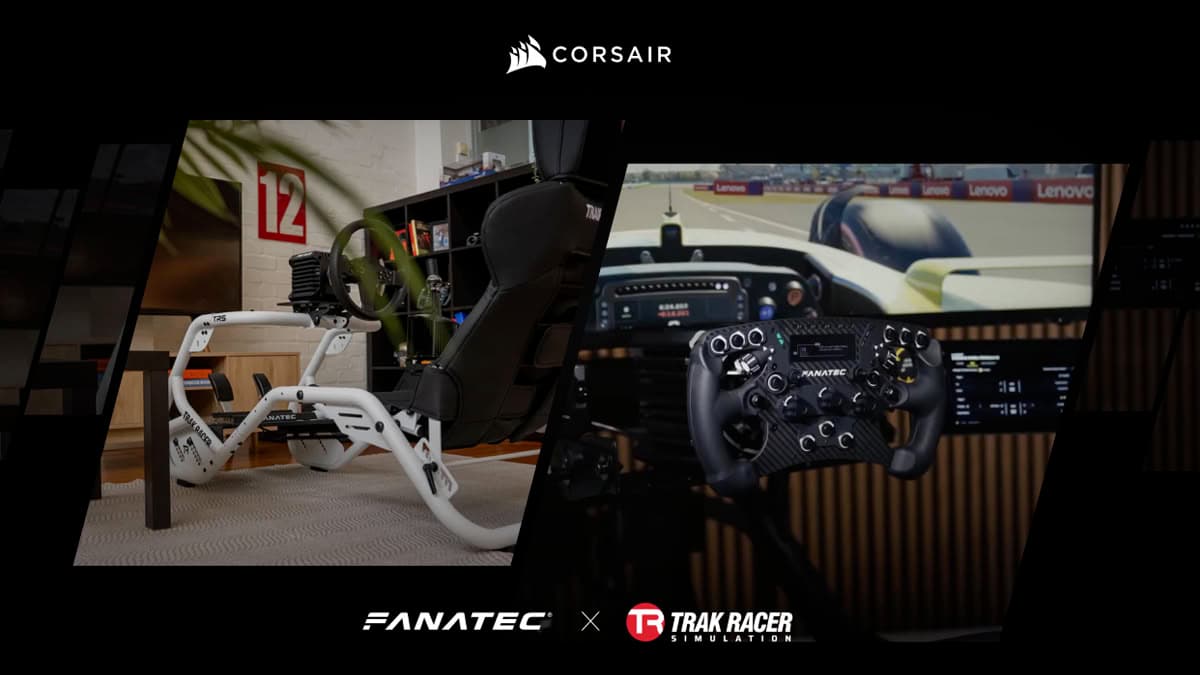 (PR) Corsair Welcomes Trak Racer to the Fanatec Family