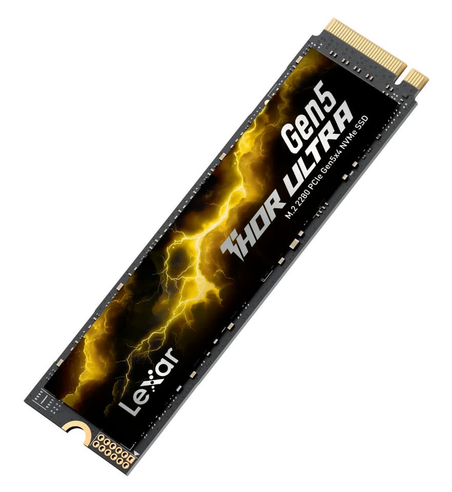 Lexar Introduces Thor Ultra PCIe Gen 5 NVMe SSDs