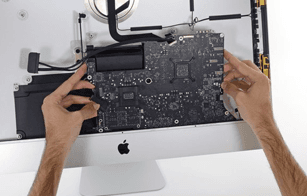 Reparo de placa lógica de iMac