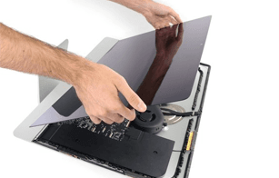 Troca de tela de iMac