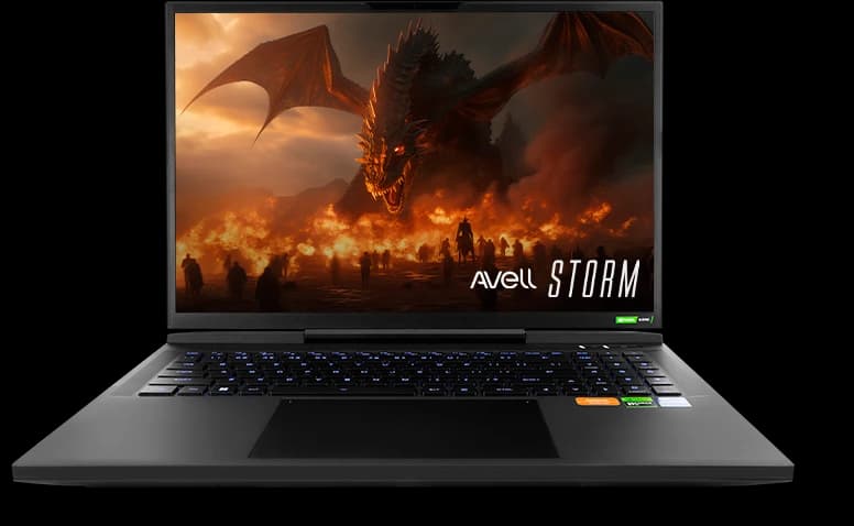 Tela de 17 polegadas do Avell Storm 480