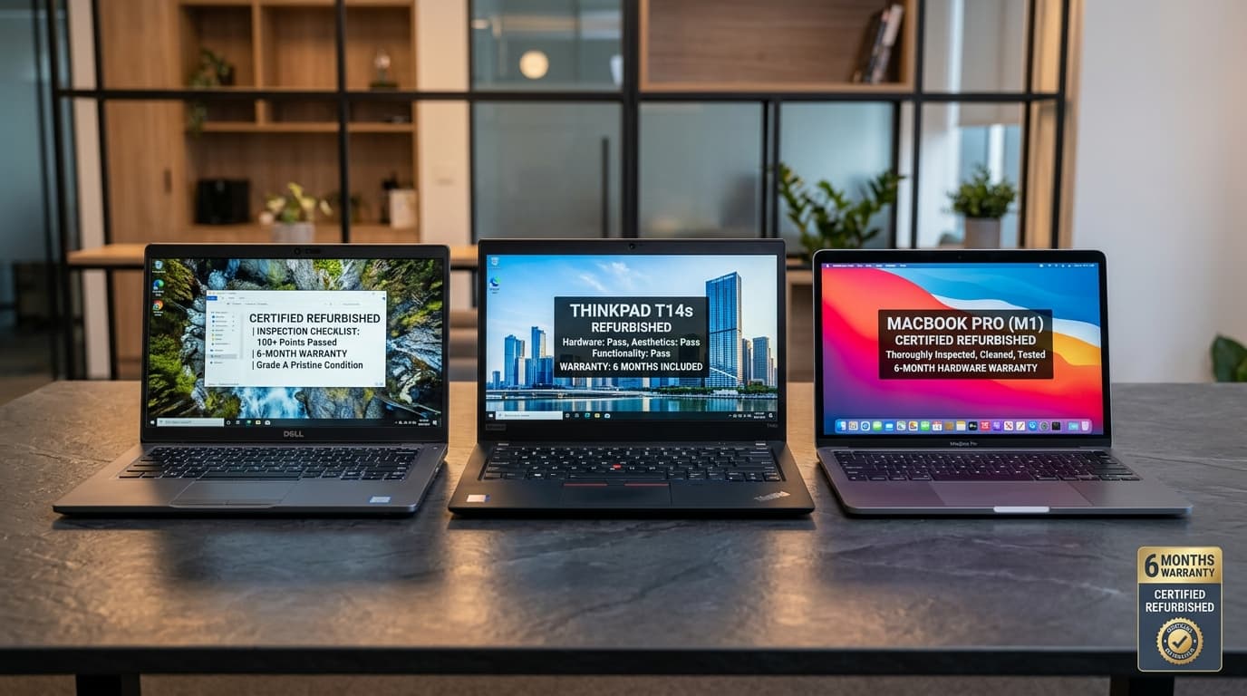 Notebooks seminovos corporativos revisados em Campinas
