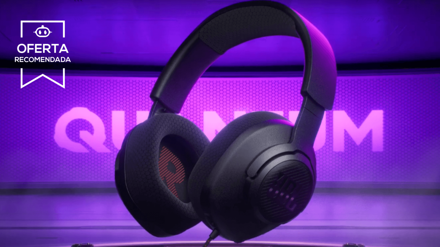 Headset Gamer JBL Quantum 100M2 sai com 31% de desconto em oferta no Magalu