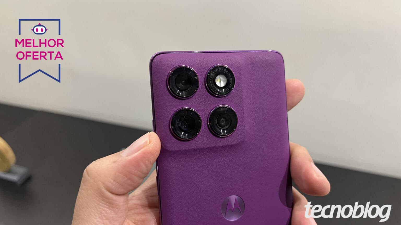 Motorola Edge 60 Pro (256 GB) recebe 37% de desconto com cupom no Magalu