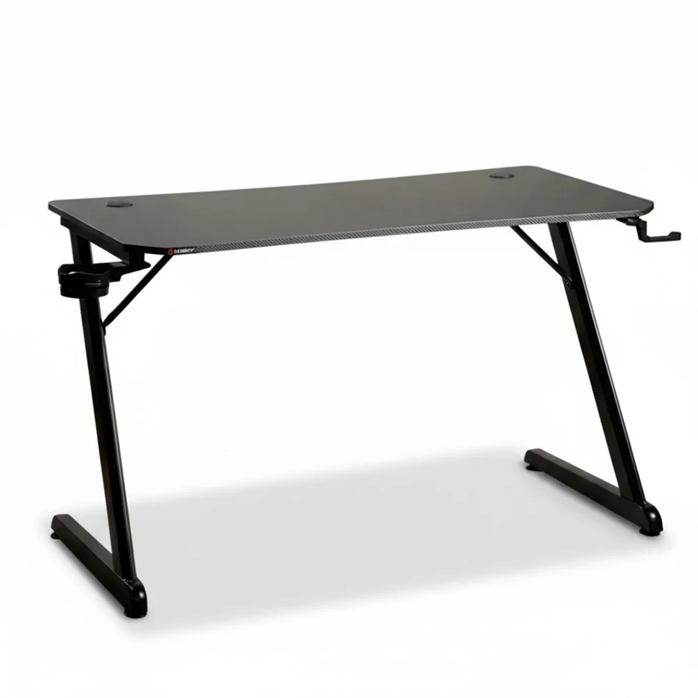 Vale a pena: Mesa Gamer Husky Snow, Preto - Superfície em Fibra de Carbono, Suporte para Headset e Copo, à Umidade - HDG100