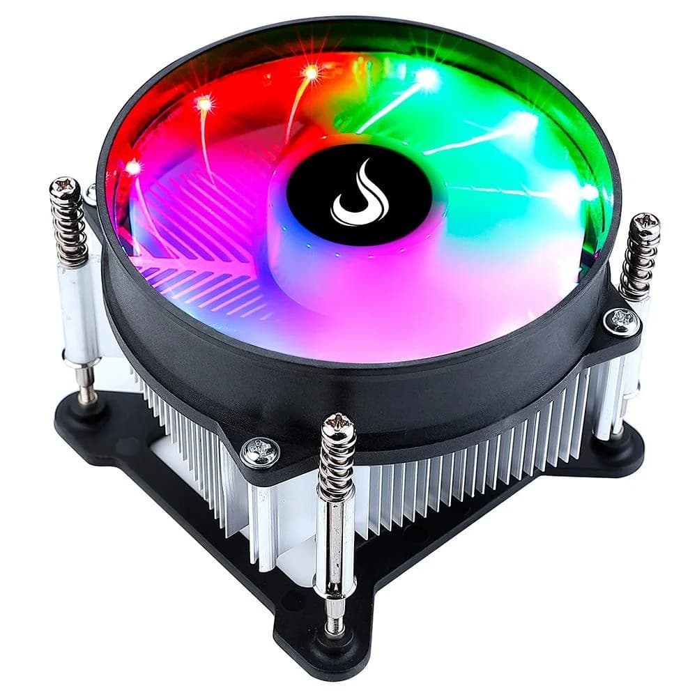 Air Cooler Gamer ( Balão.info) X4, LED Rainbow, Intel, 90mm, Preto - RM-ACX-04-RGB