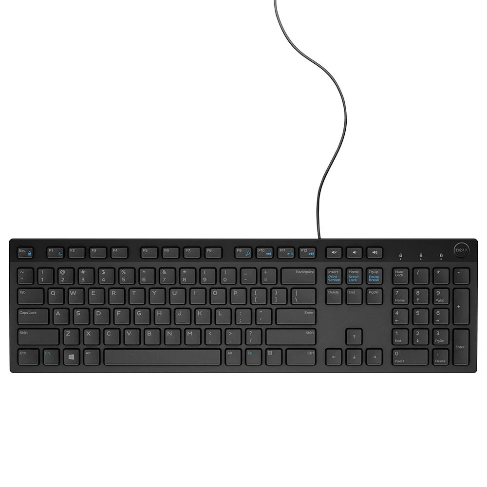 Vale a pena: Teclado Multimídia Dell, ABNT2, Preto - KB216