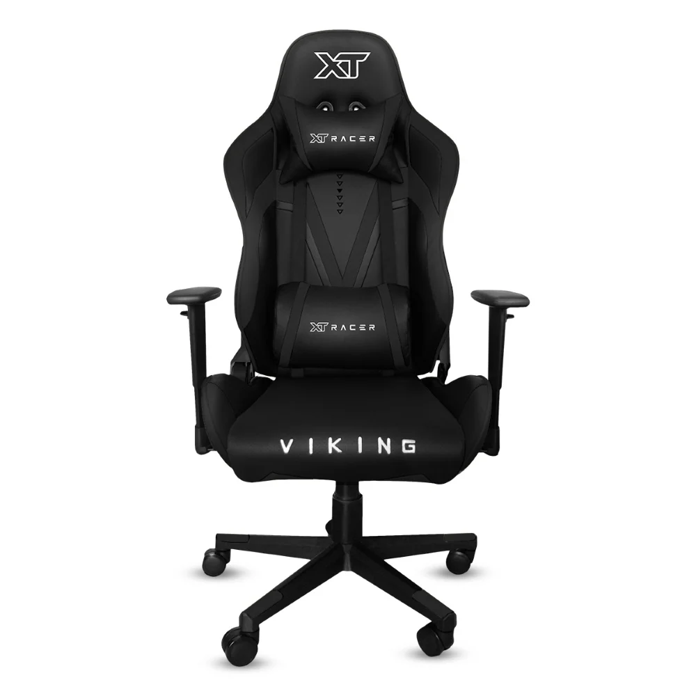Vale a pena: Cadeira Gamer XT Racer Viking Series, Até 120Kg, Com Almofadas, Reclinável, Descanso de Braço 3D, Preto - X...