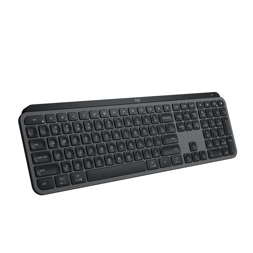 Teclado Sem Fio ( Balão.info) S, Com Iluminação Inteligente, Bluetooth ou USB, Logi Bolt e Bateria Recarregável, Grafite - 920-( Balão.info