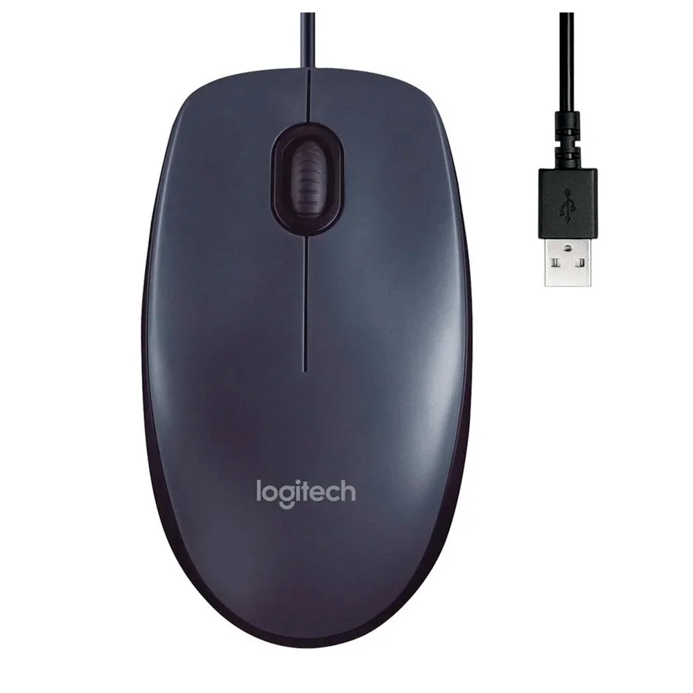Vale a pena: Mouse com fio USB Logitech M90 com Design e Plug and Play - 910-004053