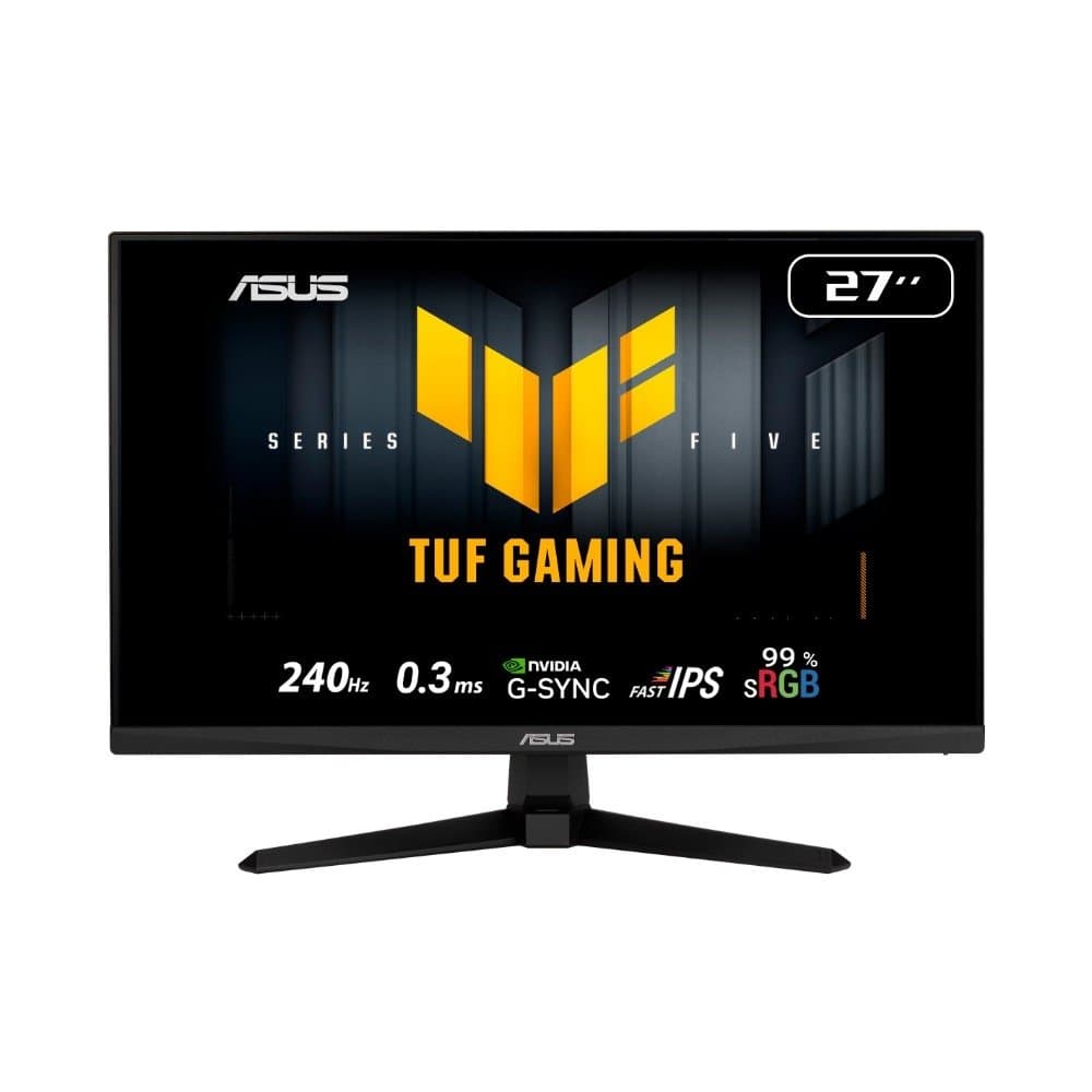 Vale a pena: Monitor Gamer ASUS TUF 27, Full HD, 240Hz, 0.3ms, Fast IPS, VRR, G-Sync Comp, FreeSync Premium, HDR10, Som...