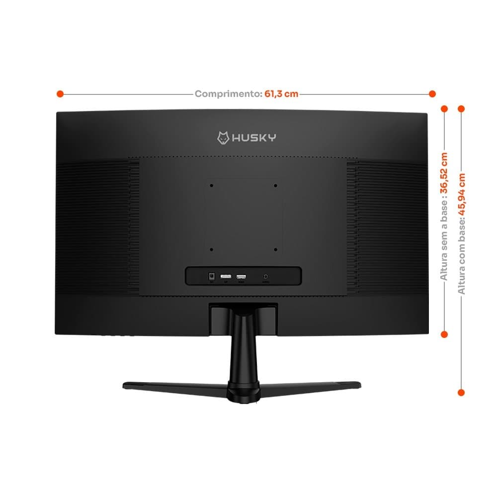 Vale a pena: Monitor Gamer Curvo Husky Boreal 27, FHD, 260Hz, 1ms, Adaptive Sync, VA, e HDMI, HDR -