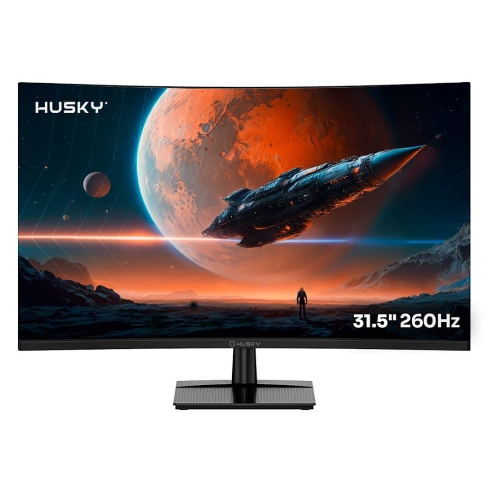 Vale a pena: Monitor Gamer Curvo Husky Boreal 31,5, FHD, 260Hz, 1ms, Adaptive Sync, VA, e HDMI, HDR -