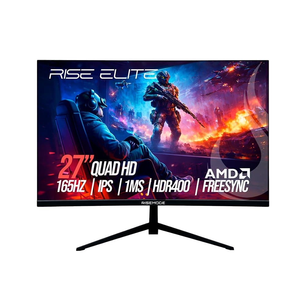 Vale a pena: Monitor Gamer Rise Mode Elite 27, QHD, 165Hz, 1ms, IPS, FreeSync, HDR 400, HDMI e, sRGB 99%, Preto - RM-MO...