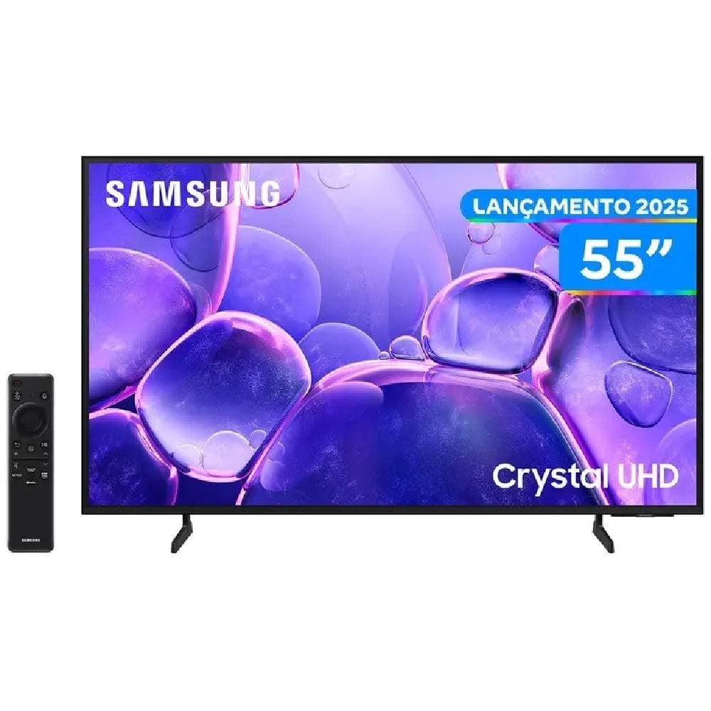 Vale a pena: Smart TV 55 Samsung 4K UHD Crystal UHD Tizen Bixby 3 HDMI