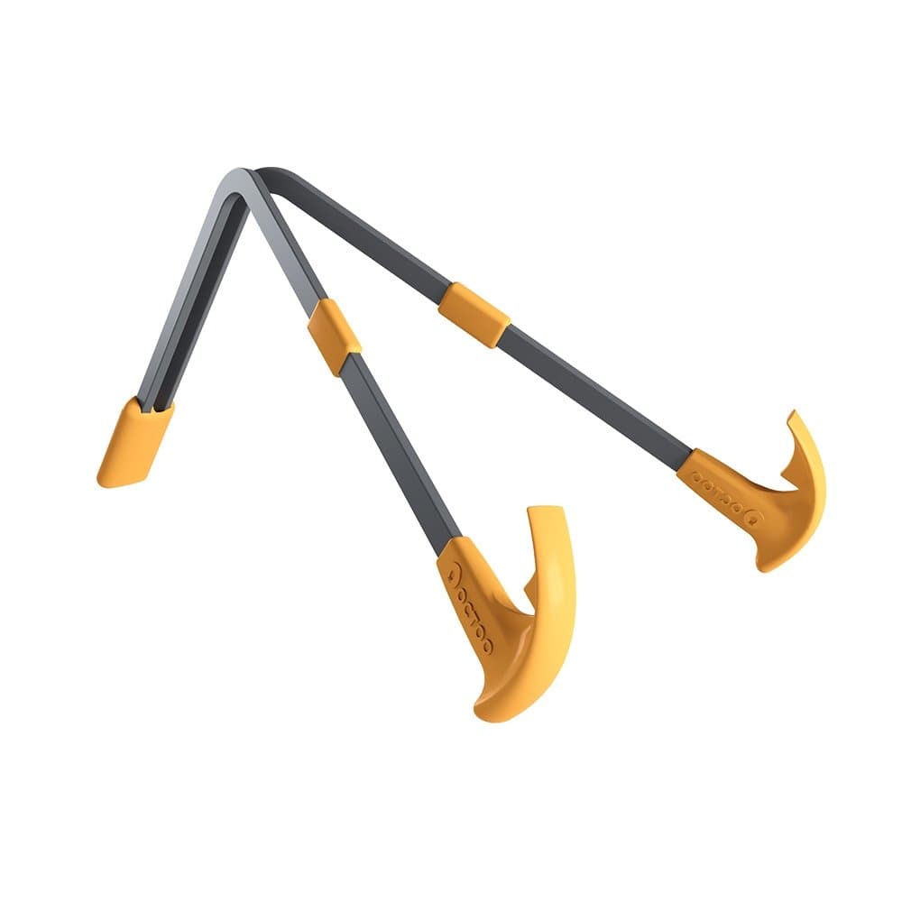 Vale a pena: Suporte para Notebook e Tablet Octoo LiteStand Note, Titanium e Caramelo - 9569
