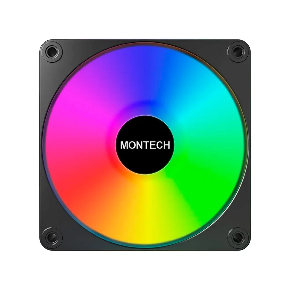 Vale a pena: Ventoinha Montech GF120 V2, ARGB, 120mm, Preto -