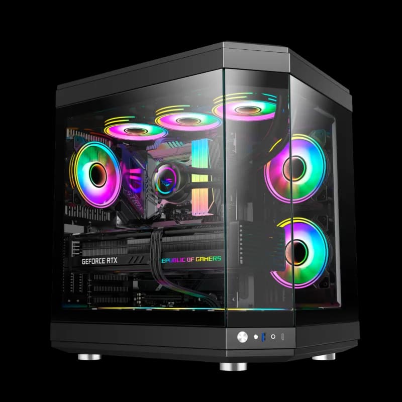 Vale a pena: PC Gamer Ryzen 7 5800x, RTX 4060 Ti, 64gb RGB Ddr4, SSD Nvme 1TB, 700w 80 Plus, Full Black, Unr06-e