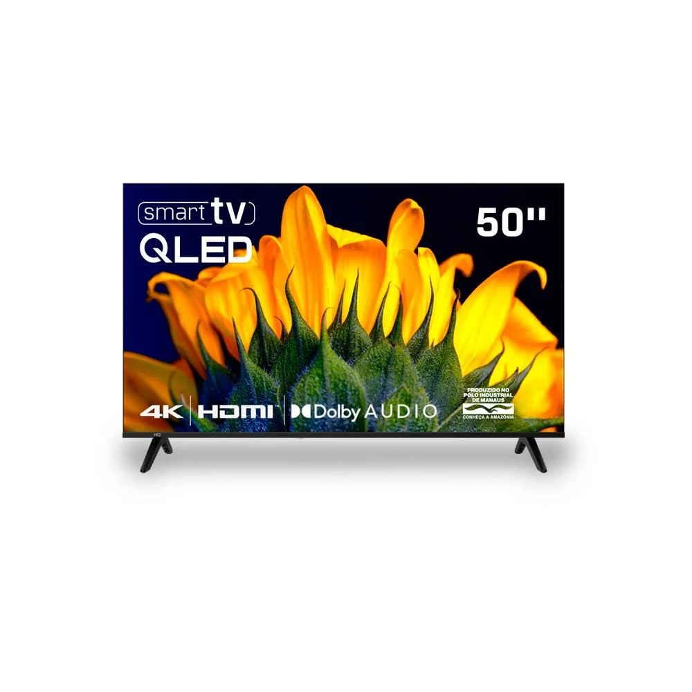 Vale a pena: Smart Tv Hq QLED 50 Hq-qLED50sm 4k Wi-fi Bluetooth, Dolby Audio, Apps, Netflix, Youtube E Prime Video, 3 HDMI