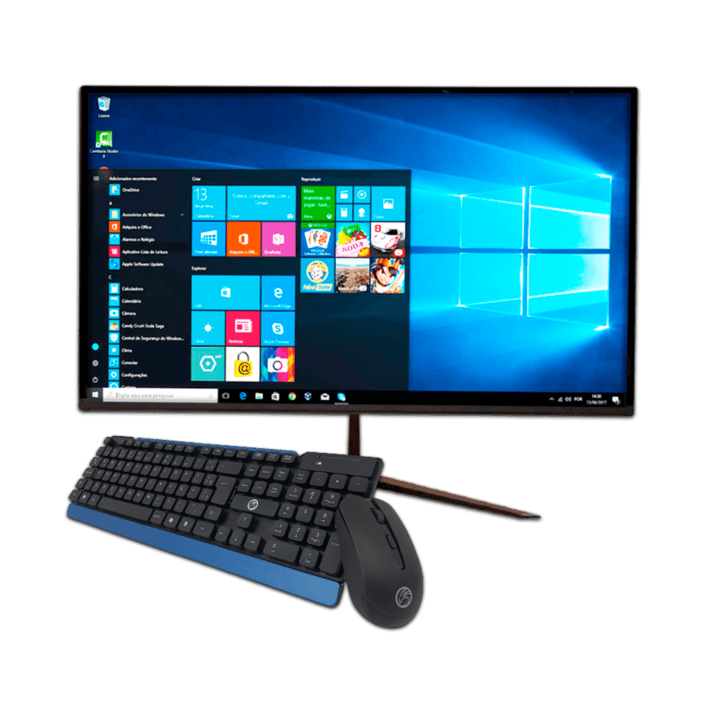 Vale a pena: All In One I7 16gb Ram 240GB SSD Tela 21.5 Wifi - Preto