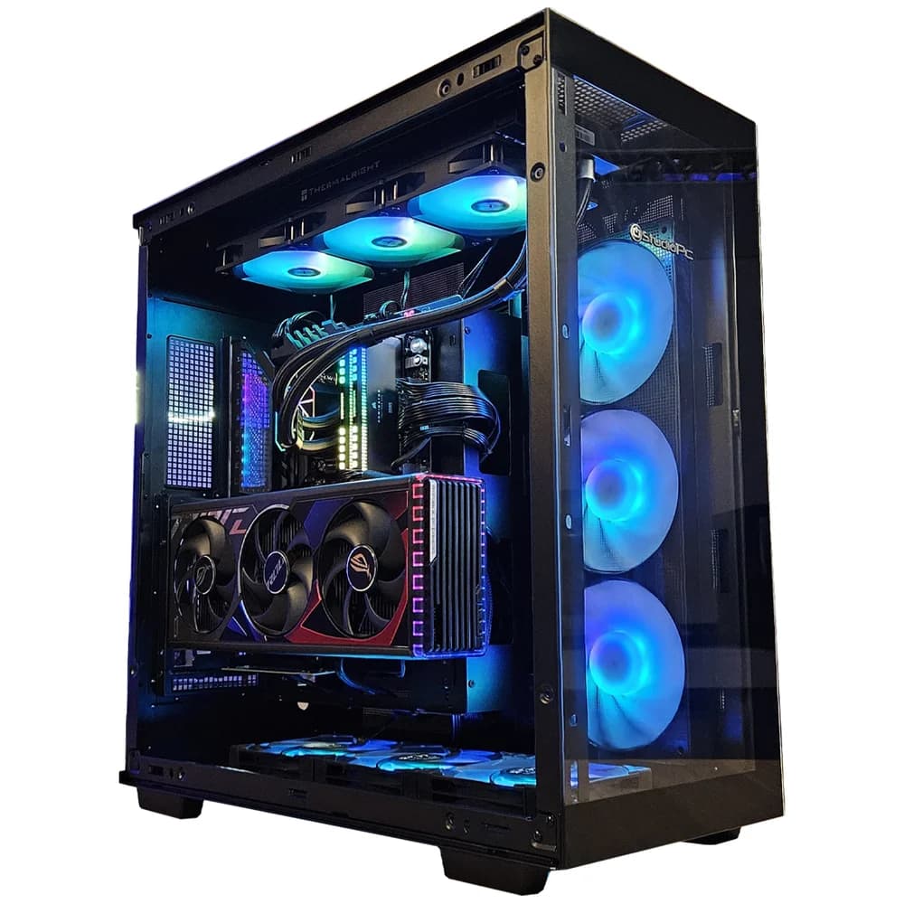 PC Gamer Studiopc Tiamat Ryzen 7 9800x3d, 32GB RAM, RTX 5080 16GB, SSD 1TB, Fonte 850w, Water Cooler 360mm, 5 Fans RGB, Windows 11 Pro - 8565432
