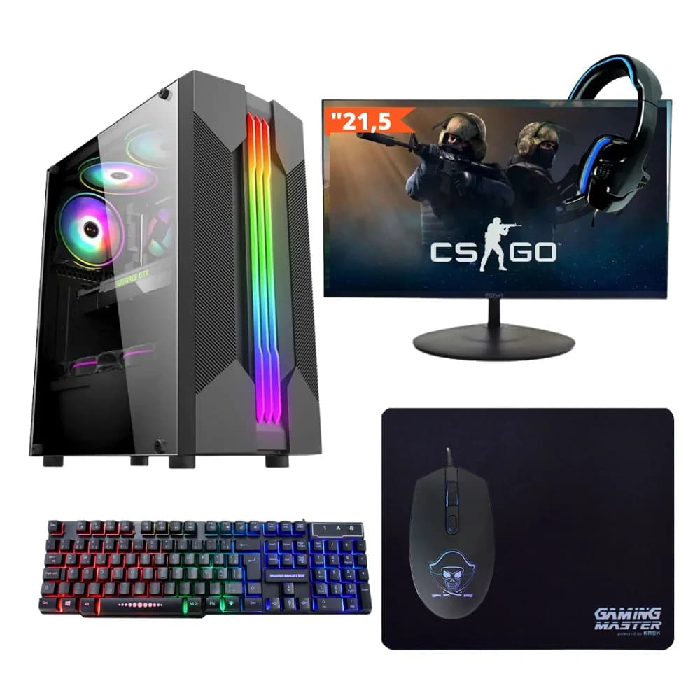 Vale a pena: Pc Gamer Completo Balão.info, Intel Core I7, 16GB, VGA GT730 4GB, SSD 960GB, Windows 10 Pro Trial + Monitor...