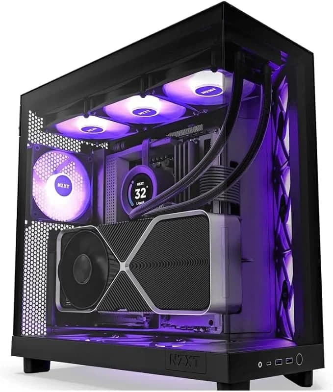 Vale a pena: PC Gamer High End Ryzen 7 9800x3d Rtx 5060 ti 16gb, 64gb Ddr5 Nvme WINDOWS 11 Pro Nzxt H6 Flow