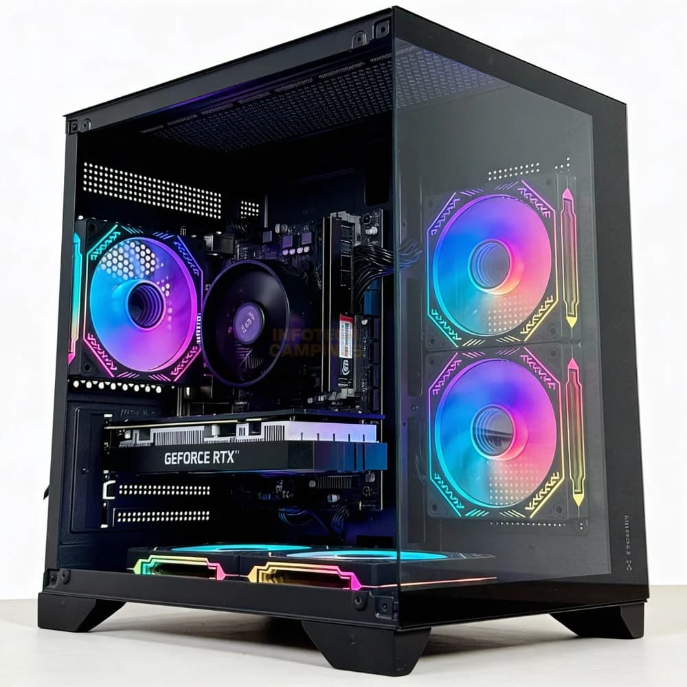Vale a pena: PC Gamer Aquario Preto Balão.info | Ryzen 5 5500 | RTX 3050 6GB | 16GB RAM | SSD NVMe 1TB | Windows 11 Pro