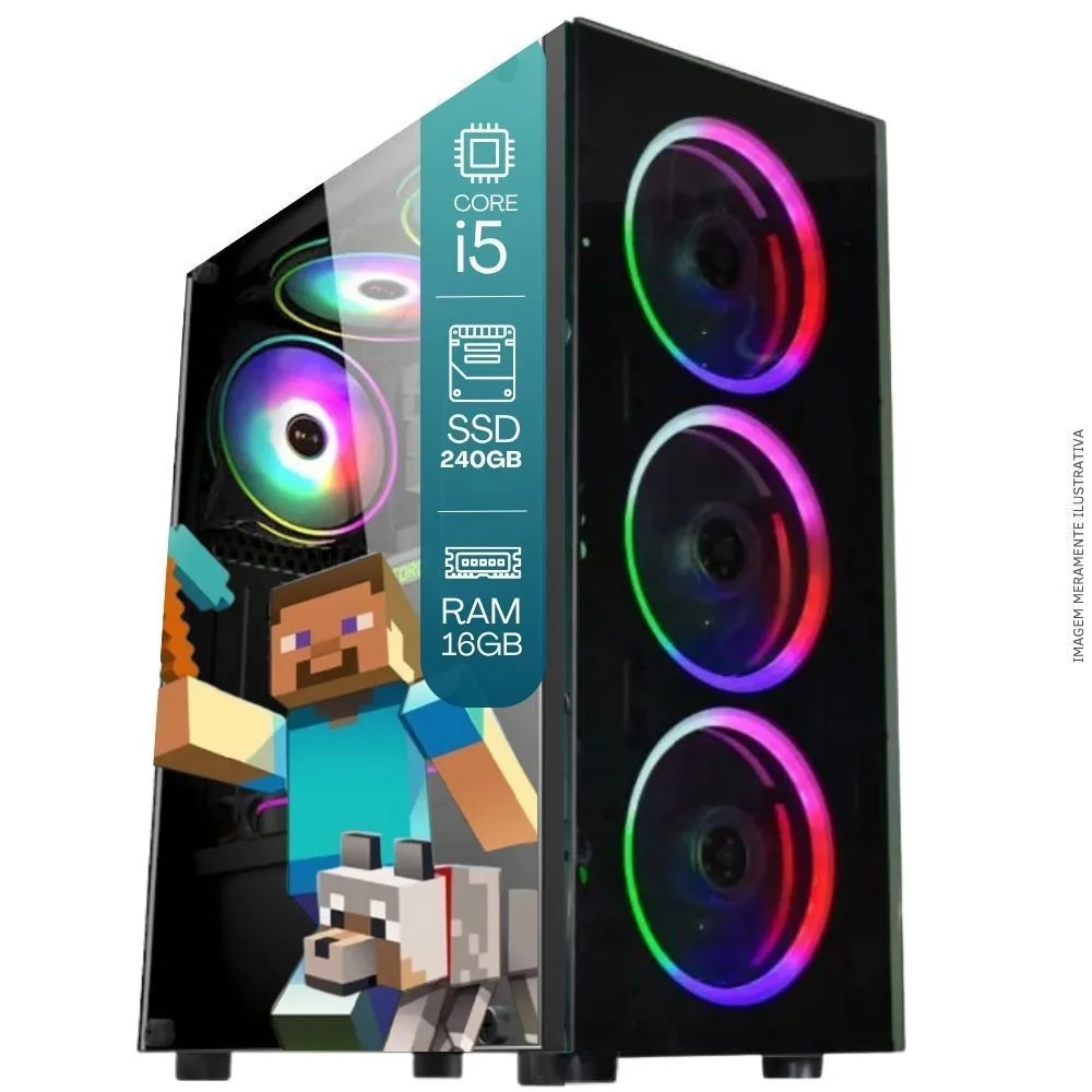 Vale a pena: PC Gamer Balão.info Intel Core i5 SSD 240GB 16gb WINDOWS 10 Pro Trial