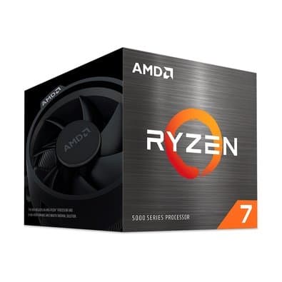 Processador AMD Ryzen 7 5700, 3.7 GHz (4.6GHz Max Turbo), Cache 20MB, 8 Núcleos, 16 Threads, AM4 - 100-100000743SBX