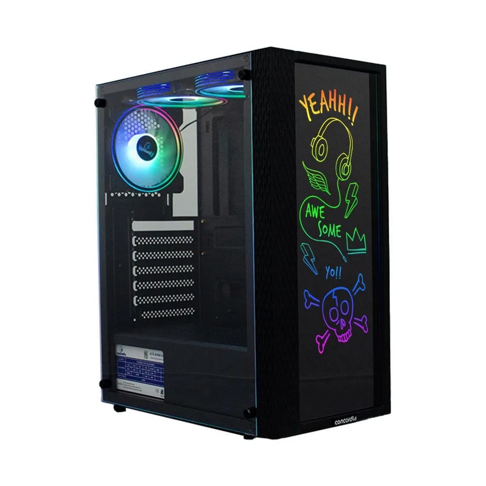 Vale a pena: PC Gamer Concórdia, Intel Core I5, RAM 8GB, SSD 240GB, Fonte 600W 80 Plus White, FreeDos