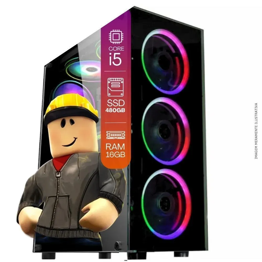 Vale a pena: PC Gamer Balão.info Intel Core i5 SSD 480GB 16gb WINDOWS 10 Pro Trial