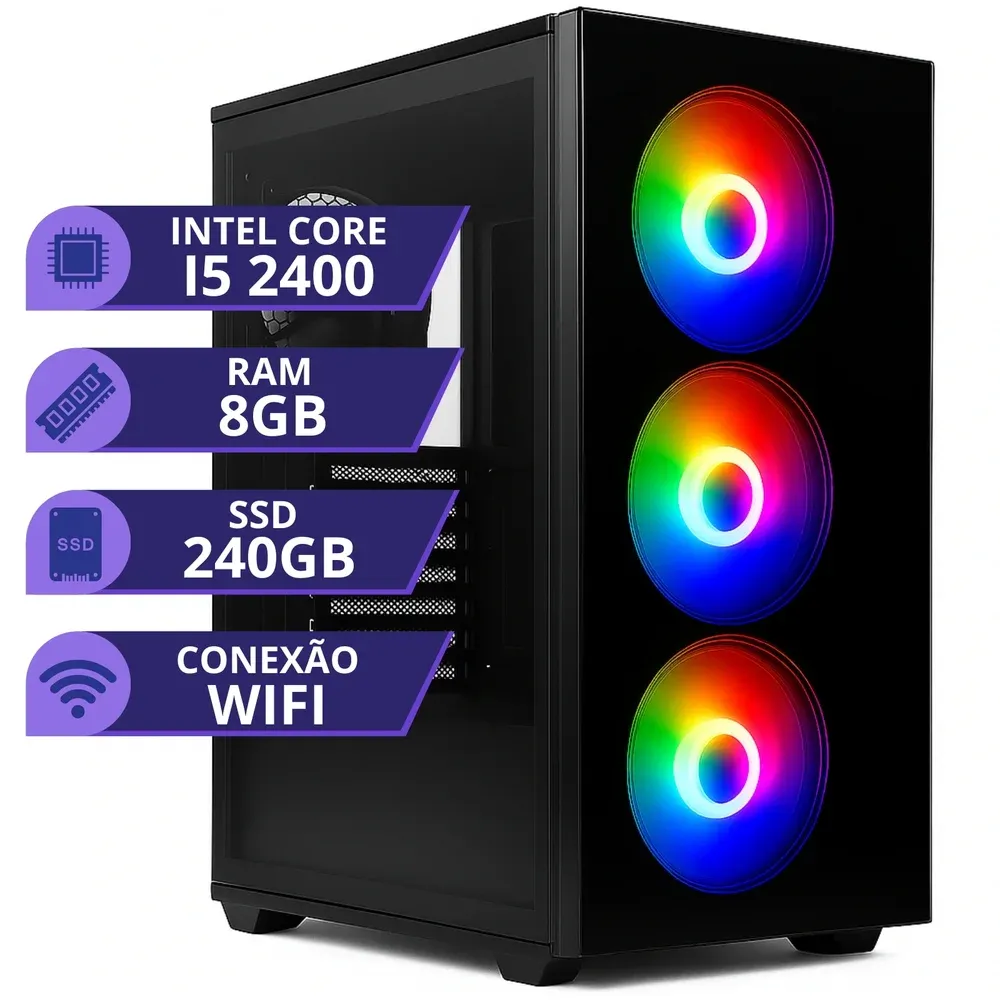 Vale a pena: PC Gamer Balão.info Intel I5, 8GB RAM, SSD 240GB, Memoria 2400