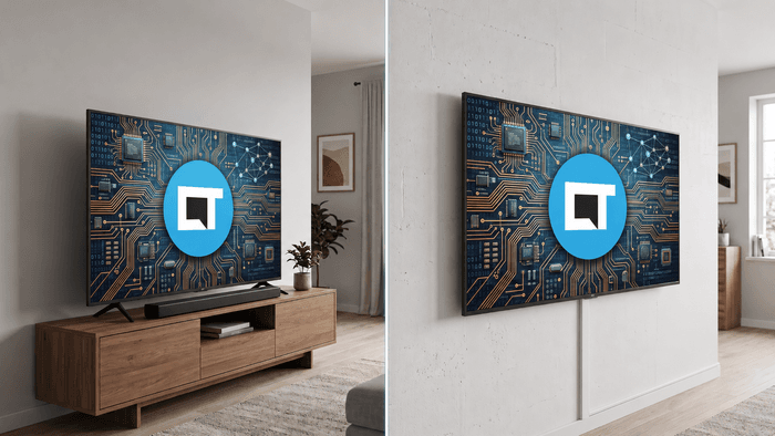 TV na parede ou no rack: qual melhora o som e a ventilação?