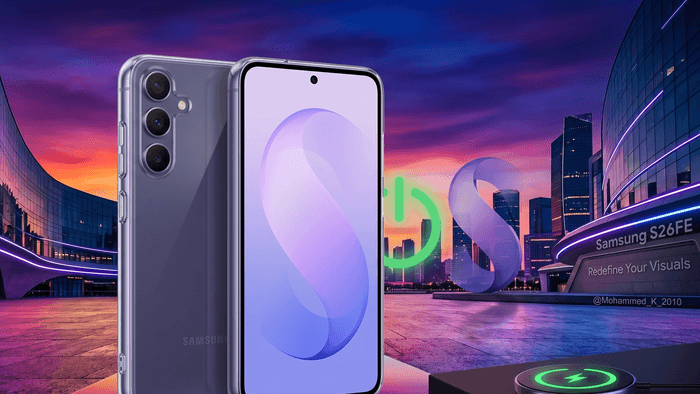 Novo vazamento revela papel de parede oficial do Galaxy S26 FE