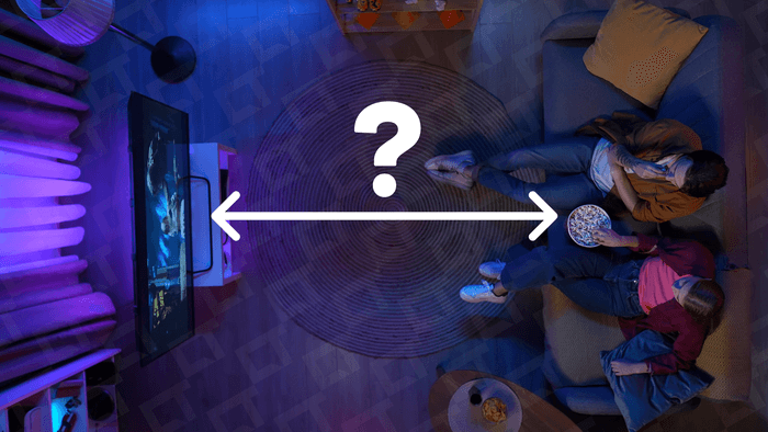 Qual é a distância ideal entre o sofá e uma Smart TV de 65 polegadas?